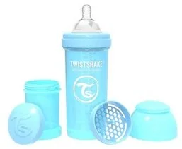 Vital Innovations bidon Twist Shake Anti-kolka, 260 ML  niebieski (78256) - Shakery i bidony sportowe - miniaturka - grafika 3