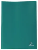 Koszulki na dokumenty - Exacompta 8563e teczka prezentacyjna z miękkiego materiału PP 300 z 60 gekoernten walizki, nieprzezroczysty, format DIN A4, zielony 8563E - miniaturka - grafika 1