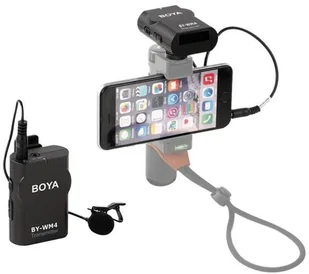 Boya Mikrofon bezprzewodowy BY-WM4 mikroport 2,4 GHz BYWM4 - Kamery cyfrowe - akcesoria - miniaturka - grafika 3