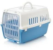 Transportery dla kotów - Savic transporter dla kota niebieski KSAV019 - miniaturka - grafika 1