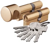 Zamki i wkładki - Wilka Zestaw wkładek klasa B komplet 26/45+26G/45 kolor mosiądz 6 kluczy - miniaturka - grafika 1