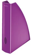 Pojemniki biurowe - Leitz Pojemnik na dokumenty WOW Fioletowy - miniaturka - grafika 1