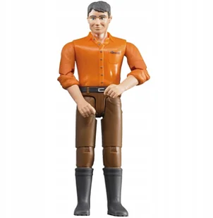Bruder FIGURKA MĘŻCZYZNY W BRĄZOWYCH DŻINSACH 1:16 - 60007 - Figurki dla dzieci - miniaturka - grafika 3