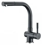 Baterie kuchenne - Blue Water Lira Czarny połysk (5901730612790) - miniaturka - grafika 1