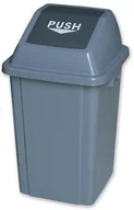 Kosze na śmieci - Kosz uchylny 40L SZARY 311 KPU40L/LUX - miniaturka - grafika 1
