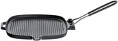 Patelnie - Kuchenprofi Patelnia 24x24cm żeliwna grillowa Kuchenprofi czarna KU-0407531024 - miniaturka - grafika 1