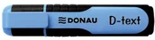 Zakreślacze - Donau Zakreślacz D-Text niebieski - miniaturka - grafika 1