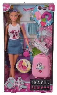 Simba Steffi w Podróży z Walizką - Lalki dla dziewczynek Simba Steffi w Podróży z Walizką - Lalki dla dziewczynek - miniaturka - grafika 2
