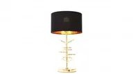 Lampy stojące - Lumina Deco Deco Milari lampka stołowa 1-punktowa czarna/złota LDT 5530 (BK+GD) LDT 5530 (BK+GD) - miniaturka - grafika 1