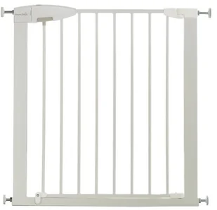 Munchkin Easy Lock Semi-automatycznie drzwi kratka ochronna z nadrukiem do mocowania bez konieczności wiercenia-biało-samozamykającym regulacji szerokości 73 cm do 79 cm, maksymalnie 114 cm z przedłuż - Legowiska dla psów - miniaturka - grafika 2