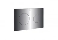 Przyciski spłukujące - Roca A890189304 PL10 przycisk podwójny antywandal inox - miniaturka - grafika 1