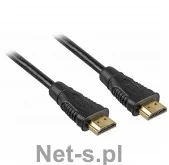 Sharkoon Kabel HDMI - HDMI 5m, czarny 4044951008995 - Kable - miniaturka - grafika 2