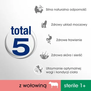 Perfect Fit Sterile 1+) 3 x 750g Bogaty w wołowinę sucha karma dla kotów po sterylizacji 40379-uniw - Mokra karma dla kotów - miniaturka - grafika 6