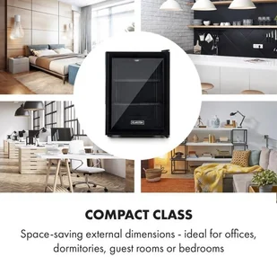 Lodówka Klarstein Brooklyn BCH-50BG Blk - Lodówki Lodówka Klarstein Brooklyn BCH-50BG Blk - Lodówki - miniaturka - grafika 8