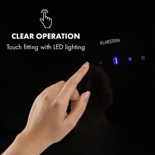 Klarstein Annabelle 90 Czarny (TK15-Annabelle90BL) - Okapy kuchenne - miniaturka - grafika 3