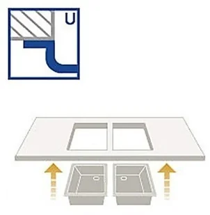 Villeroy & Boch Cisterna 60C 670602SM - Zlewozmywaki - miniaturka - grafika 6