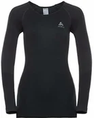 Bluzy narciarskie - Odlo SUW Top Crew Neck l/s Performance Warm Women, s (7613361248689) - miniaturka - grafika 1