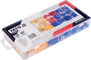 Yato ZESTAW ZŁĄCZY ELEKTRYCZNYCH MIX 160 SZT YT-06891 - Kostki, złączki, wtyczki - miniaturka - grafika 2