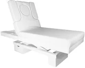 Stoły i łóżka do masażu - AZZURRO Spa leżanka kosmetyczna azzurro 815b świecąca white podgrzewana P126478 - miniaturka - grafika 1