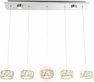 Globo Lighting Oświetlenie Amur Lampa Wisząca LED Chrom, 1-punktowy 49350-52H - Lampy sufitowe - miniaturka - grafika 4