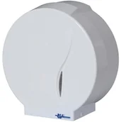 Stojaki i wieszaki na papier toaletowy - Masterline Podajnik na papier w rolkach biały - miniaturka - grafika 1