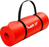 Maty do jogi - MOVIT CZERWONA MATA PIANKOWA 183x60x1,0cm DO ĆWICZEŃ GIMNASTYKI FITNESS JOGI 20040608 - miniaturka - grafika 1