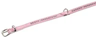 Obroże dla kotów - Nobby obroża dla psów  Crystal, różowy/biały - miniaturka - grafika 1