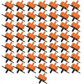 Inne akcesoria do nawadniania - BRADAS 50x Kroplownik z przepływem turbulentnym 16l/h wyjście 4mm DSE-TOD16-50 - miniaturka - grafika 1