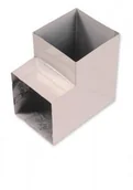 Rury i kanały wentylacyjne - AKPO Kolanko wentylacyjne do okapu PROSTOKĄTNE 90° 90 x 90 mm AKPO - miniaturka - grafika 1