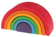 Grimm's Grimm's, kolorowa tęcza, 6 elementów - Łamigłówki - miniaturka - grafika 2