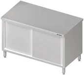 Stoły gastronomiczne - Stalgast Stół centralny, przelotowy z drzwiami suwanymi 1800x700x850 mm 98019718 - miniaturka - grafika 1