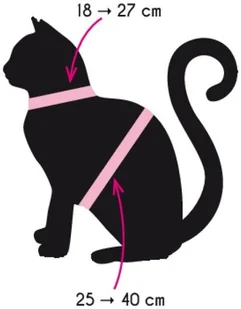 Zolux Zolux zielony zestaw spacerowy dla kota - Smycze dla kotów - miniaturka - grafika 3