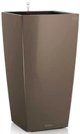 Donice - Lechuza Donica Cubico 50 ALL-IN-ONE, taupe, wysoki połysk, 18168 - miniaturka - grafika 1