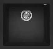 Zlewozmywaki - Elleci Komora QUADRA 102 BSO nero G40 GRANITEK LGQ10240BSO - miniaturka - grafika 1