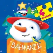 Baśnie, bajki, legendy - Olesiejuk Sp. z o.o. Anna Wiśniewska Bałwanek. 4 układanki - miniaturka - grafika 1