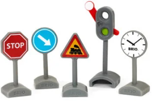 Ravensburger Brio Zestaw Znaków - Tory, garaże, parkingi - miniaturka - grafika 2