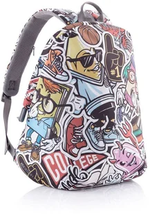 XD Design Plecak antykradzieżowy miejski XD Design Bobby Soft Art Art - graffiti P705.868 - Plecaki - miniaturka - grafika 4