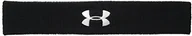 Pozostały sprzęt i akcesoria do ćwiczeń - Under Armour mężczyzn Sportswear dzięki swojemu stylowi UA Performance Headband opaska na czoło, czarny, jeden rozmiar 1276990 - miniaturka - grafika 1