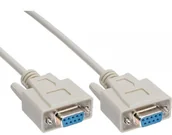 Adaptery i przejściówki - InLine Adapter AV Null Modem Kabel DB9 żeński - żeński 3m - 12224 - miniaturka - grafika 1