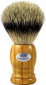 Pędzle do golenia - Hans Baier Exclusive pędzel do golenia z drewna oliwkowego rozm. 3 Włosia borsuczego - miniaturka - grafika 1