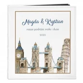 Albumy fotograficzne - NA Murrano Album Zdjęcia Duży Podróże Prezent Nadruk ALB-BC-BK-UV-033 - miniaturka - grafika 1