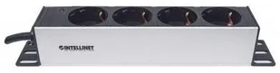 Intellinet Listwa zasilająca Steckdosenleiste Manhattan 4fach 1.8m Anschlussk schw 714020 - Akcesoria do szaf serwerowych - miniaturka - grafika 5