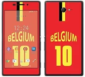 Etui i futerały do telefonów - Sony Royal Sticker Royal tatuaż ścienny RS. 73175 samoprzylepny do Xperia M2 z motywem Belgii Champion Welt RS.73175 - miniaturka - grafika 1
