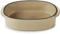 Miski i półmiski - Revol Miska do zapiekania Caractere beżowa 16x11 cm - miniaturka - grafika 1