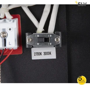 Spotline SLV ONE DOUBLE PD PHASE UP/DOWN wewnętrzna lampa wisząca LED czarna przełącznik CCT 2700/3000 K 1004765) SLV 1004765 - Lampy sufitowe - miniaturka - grafika 6