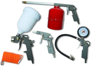 Pansam A532009 Zestaw akcesoriów pneumatycznych, 5 elementów - Akcesoria do elektronarzędzi - miniaturka - grafika 4