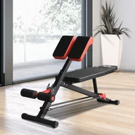 Ławki treningowe - Homcom ŁAWKA TRENINGOWA SKOŚNA stal szlachetna 4250871277100 - miniaturka - grafika 1