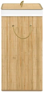 vidaXL Bambusowy kosz na pranie, 72 L vidaXL - Kosze na bieliznę - miniaturka - grafika 5