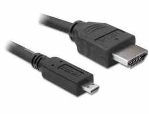 Delock KABEL POŁĄCZENIOWY HDMI-micro HDMI (A-D) v1.4 3M 82663 - Kable - miniaturka - grafika 2