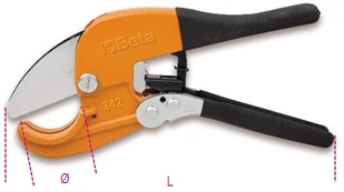BETA 342 nożyce do rury z tworzywa sztucznego 003420030 - Pozostałe wyposażenie warsztatu - miniaturka - grafika 2